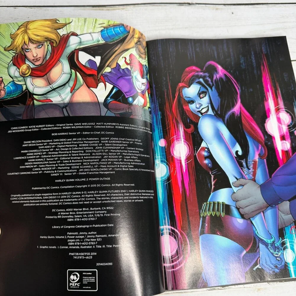 Harley Quinn Vol 2 Power Outage DC Comics TPB 2015 Graphic Novel Power Girl Joke